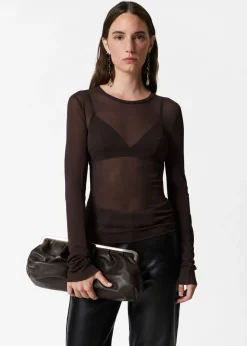 & Other Stories Tops | Sheer Silk Top
