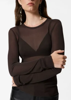 & Other Stories Tops | Sheer Silk Top