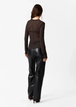 & Other Stories Tops | Sheer Silk Top