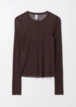 & Other Stories Tops | Sheer Silk Top