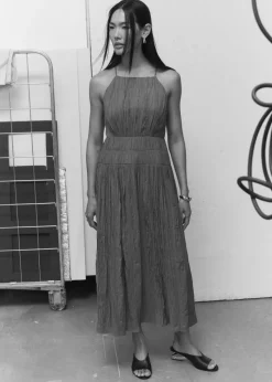 & Other Stories Dresses | Shirred Sleeveless Midi Dress