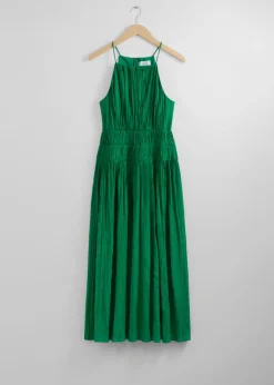 & Other Stories Dresses | Shirred Sleeveless Midi Dress