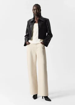& Other Stories Outerwear | Short Patent Jacket Black