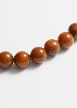 & Other Stories Necklaces | Short Stone Bead Necklace Amber