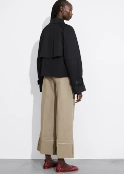 & Other Stories Outerwear | Short Trench Coat Jacket