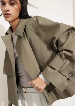 & Other Stories Outerwear | Short Trench Coat Jacket