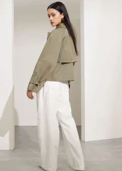 & Other Stories Outerwear | Short Trench Coat Jacket