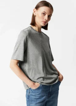 & Other Stories Tops | Silk-Blend T-Shirt