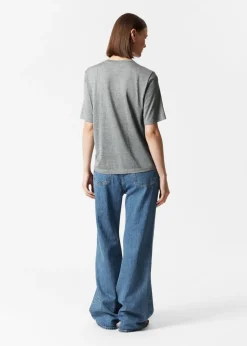 & Other Stories Tops | Silk-Blend T-Shirt