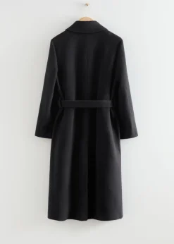 & Other Stories Outerwear | Single-Breasted Belted Coat