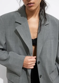 & Other Stories Sets & Suits | Blazers & Vests | Single-Breasted Blazer Grey