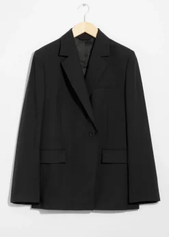 & Other Stories Sets & Suits | Blazers & Vests | Single-Breasted Wool Blazer Black