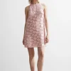 & Other Stories Dresses | Sleeveless Jacquard Mini Dress Pink