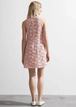& Other Stories Dresses | Sleeveless Jacquard Mini Dress Pink