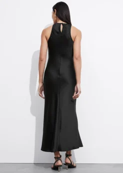 & Other Stories Dresses | Sleeveless Satin Midi Dress