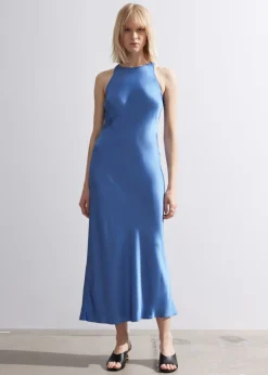 & Other Stories Dresses | Slim Satin Midi Dress