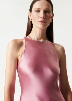 & Other Stories Dresses | Slim Satin Midi Dress