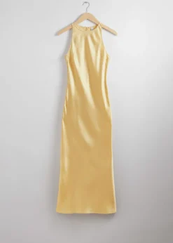 & Other Stories Dresses | Slim Satin Midi Dress