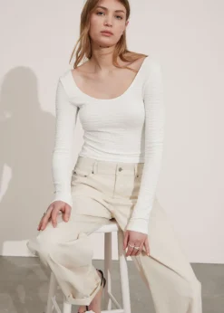 & Other Stories Tops | Slim Textured Top