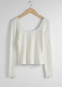& Other Stories Tops | Slim Textured Top