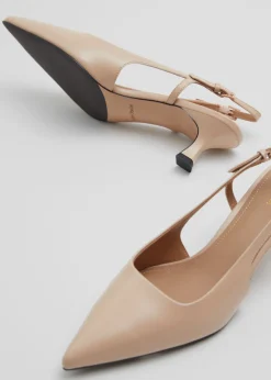 & Other Stories Heels | Slingback Leather Pumps