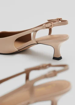 & Other Stories Heels | Slingback Leather Pumps