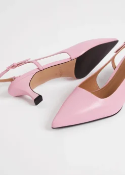 & Other Stories Heels | Slingback Leather Pumps
