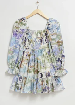 & Other Stories Dresses | Smocked Mini Dress