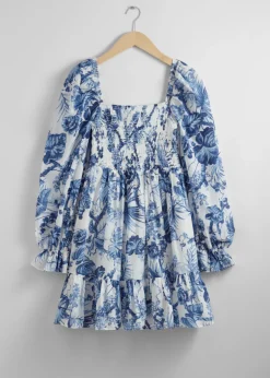 & Other Stories Dresses | Smocked Mini Dress