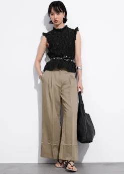 & Other Stories Tops | Smocked Peplum Top