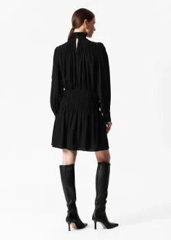 & Other Stories Dresses | Smocked-Neck Mini Dress