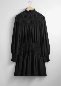 & Other Stories Dresses | Smocked-Neck Mini Dress