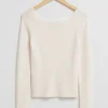 & Other Stories Tops | Sweaters & Knits | Square-Neck Knit Top
