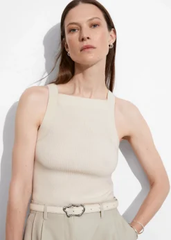 & Other Stories Tops | Square-Neck Tank Top