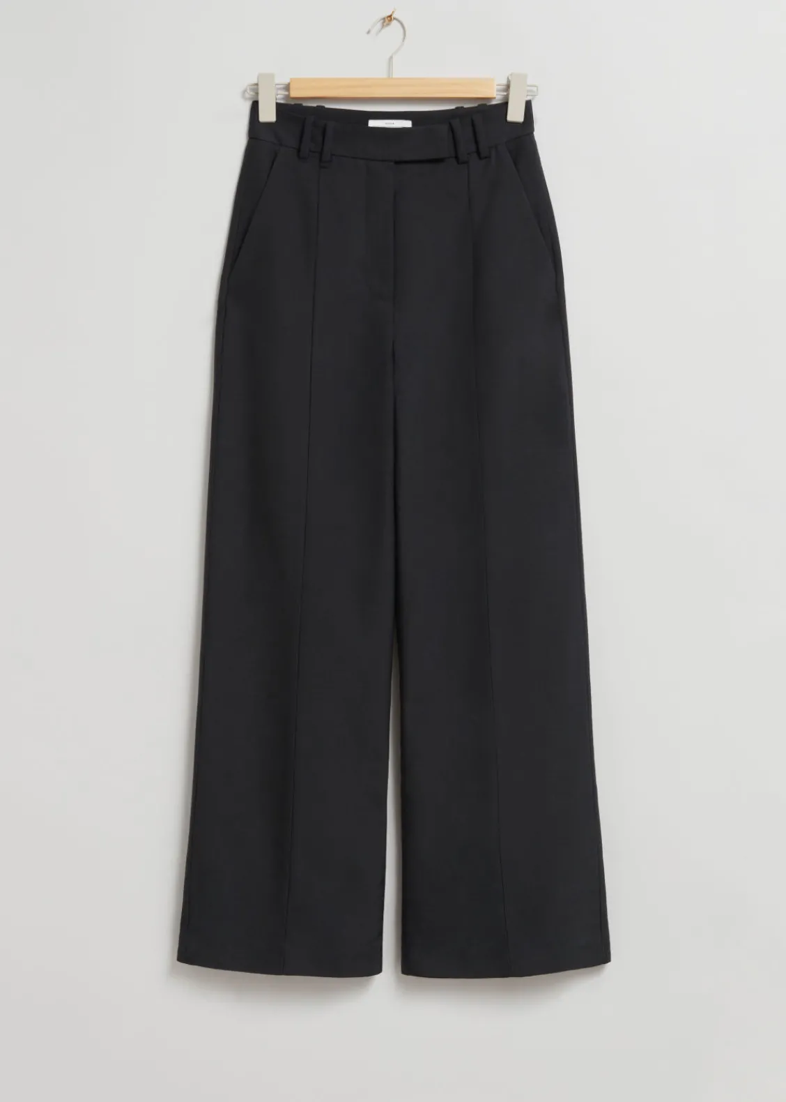 & Other Stories Pants | Straight Trousers Black