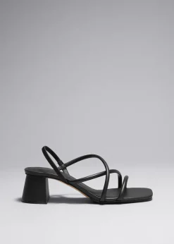 & Other Stories Heels | Sandals | Strappy Block Heel Sandals