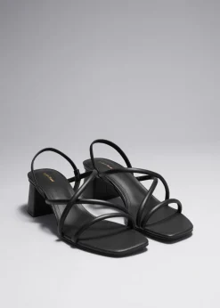 & Other Stories Heels | Sandals | Strappy Block Heel Sandals