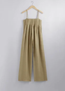& Other Stories Jumpsuits | Strappy Jumpsuit Beige