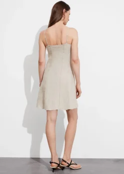 & Other Stories Dresses | Strappy Linen Mini Dress