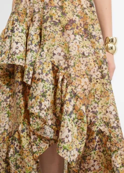 & Other Stories Dresses | Strappy Ruffled Midi Dress