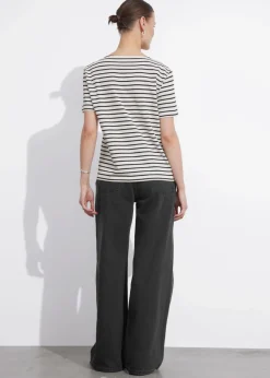 & Other Stories Tops | Striped T-Shirt