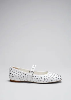 & Other Stories Loafers & Flats | Studded Leather Ballet Flats