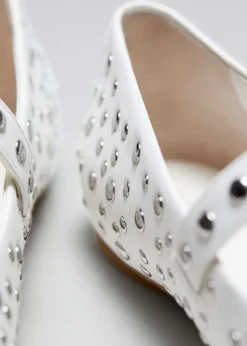 & Other Stories Loafers & Flats | Studded Leather Ballet Flats