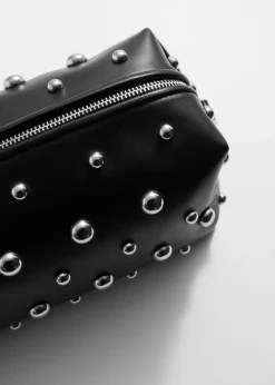 & Other Stories Shoulder Bags | Studded Leather Clutch Black