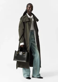 & Other Stories Totes | Studded Tote Bag Black