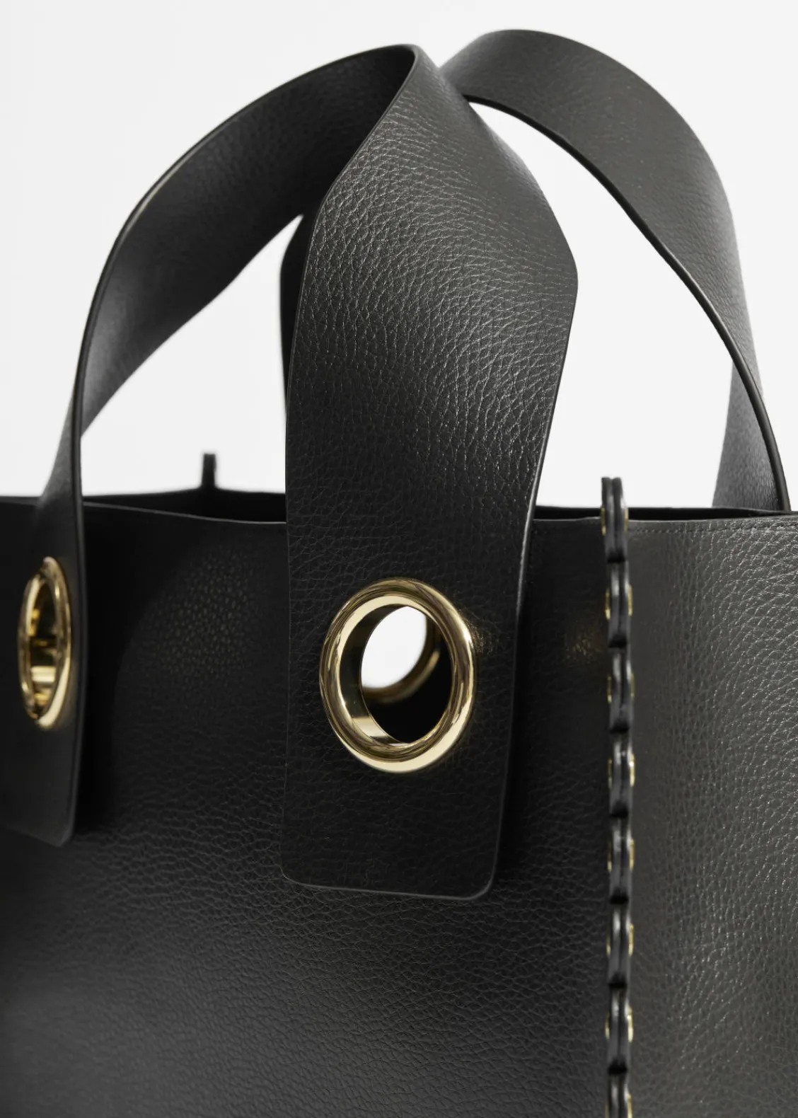 & Other Stories Totes | Studded Tote Bag Black
