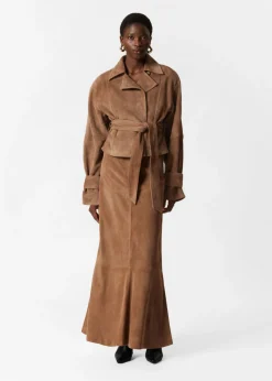 & Other Stories Sets & Suits | Skirts | Suede Midi Skirt Brown