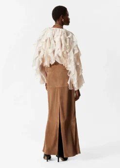 & Other Stories Sets & Suits | Skirts | Suede Midi Skirt Brown