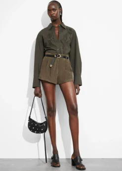 & Other Stories Sets & Suits | Shorts | Suede Shorts Khaki