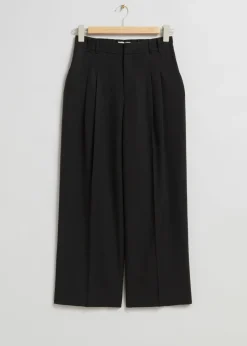 & Other Stories Pants | Tailored High Waist Trousers